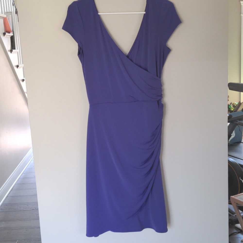 Purple Wrap Dress